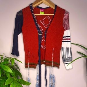 SAVE THE QUEEN Cardigan Sweater M